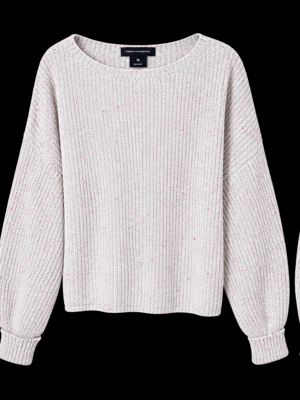 French connection light gray knitt